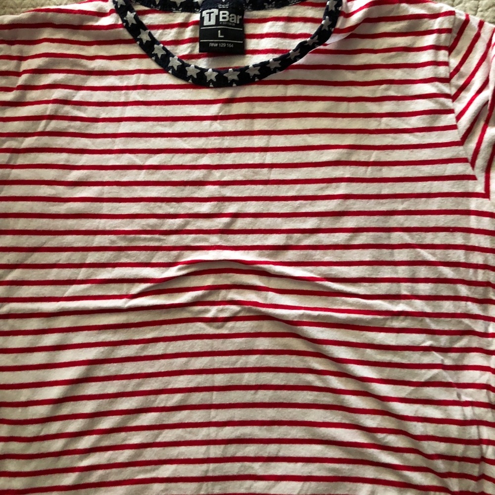 Red White and Blue TBar Shirt